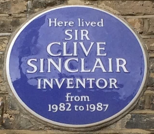 Clive Sinclair blue plaque