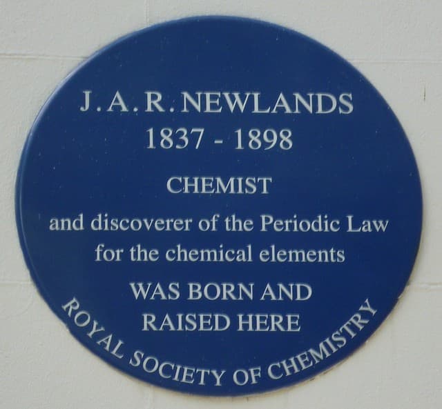 John Newlands blue plaque