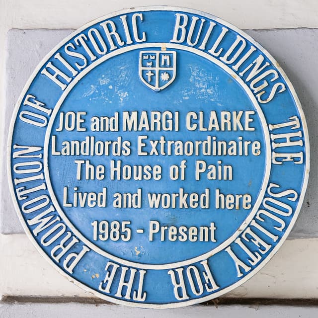 Margi Clarke blue plaque