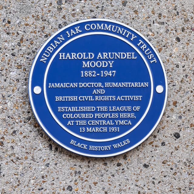 Harold Moody blue plaque