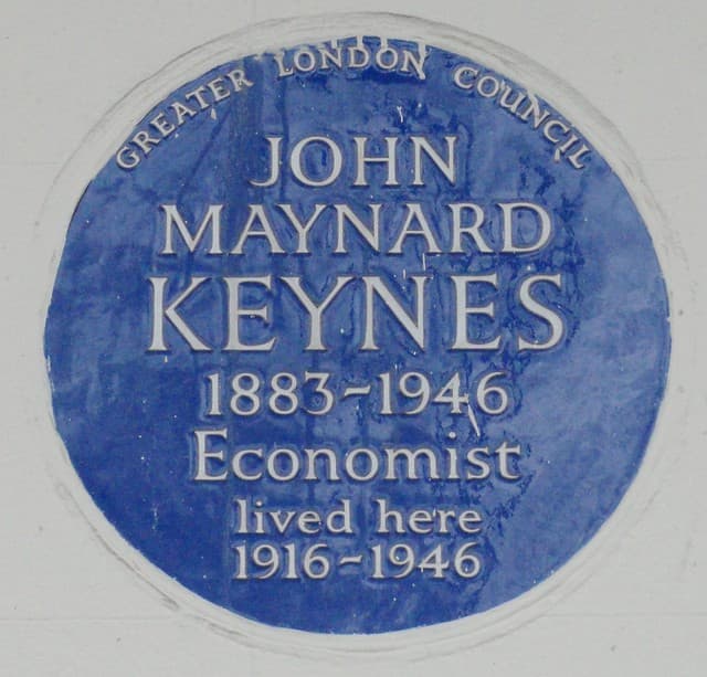 John Maynard Keynes blue plaque