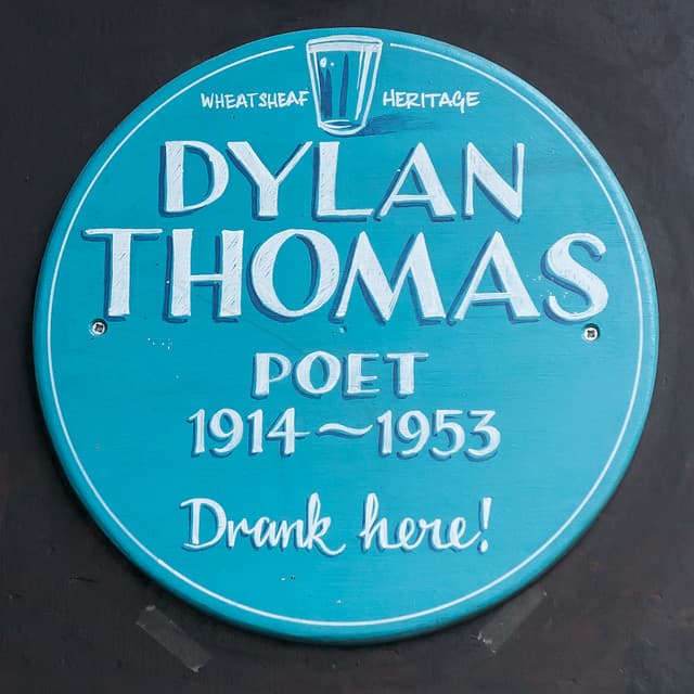Dylan Thomas blue plaque