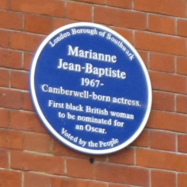 Marianne Jean-Baptiste blue plaque