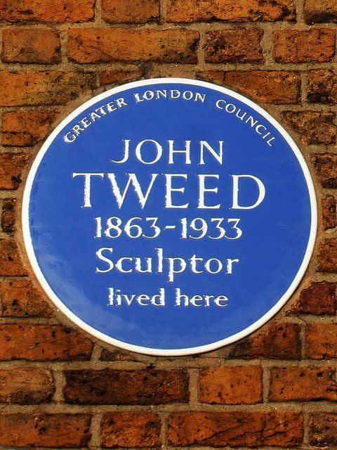 John Tweed blue plaque