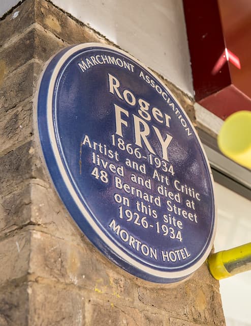 Roger Fry blue plaque