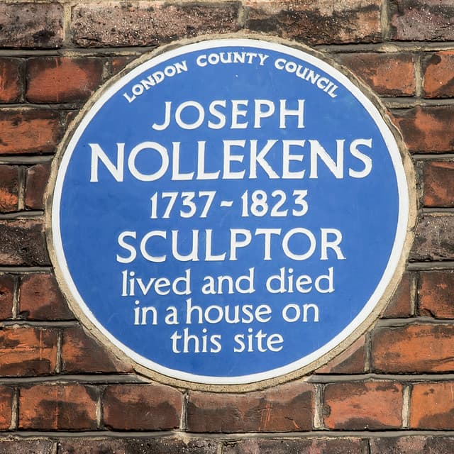 Joseph Nollekens blue plaque