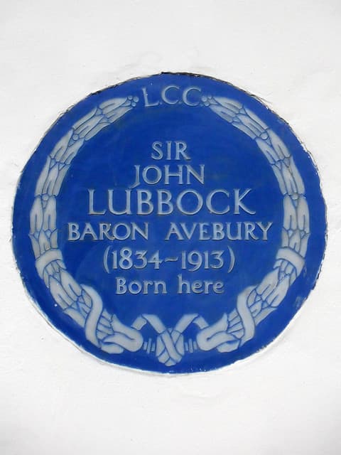 John Lubbock blue plaque