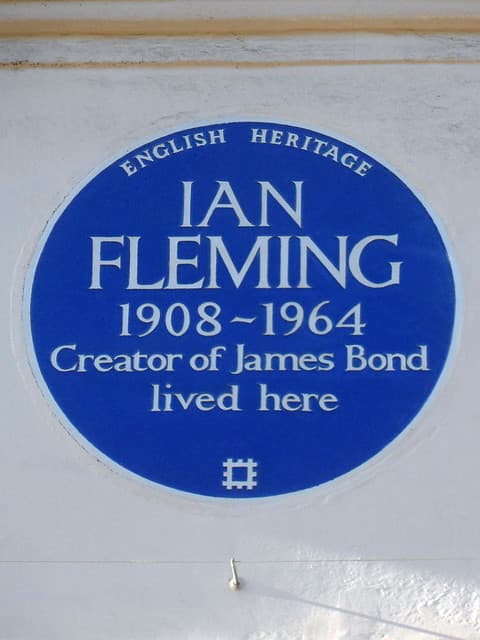 Ian Fleming blue plaque