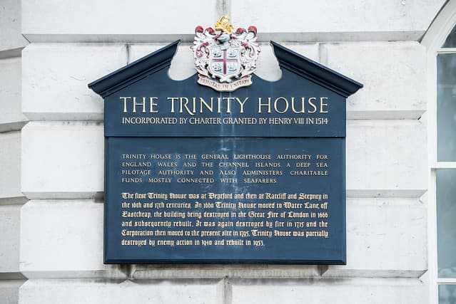 Trinity House blue plaque