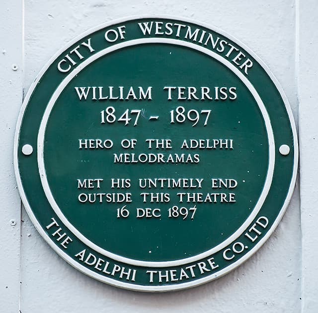 William Terriss green plaque