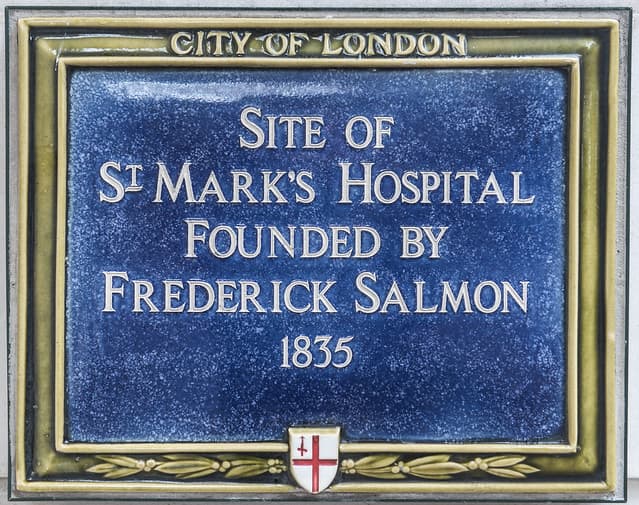 Frederick Salmon blue plaque