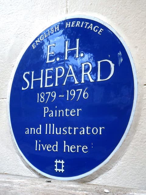 E. H. Shepard blue plaque