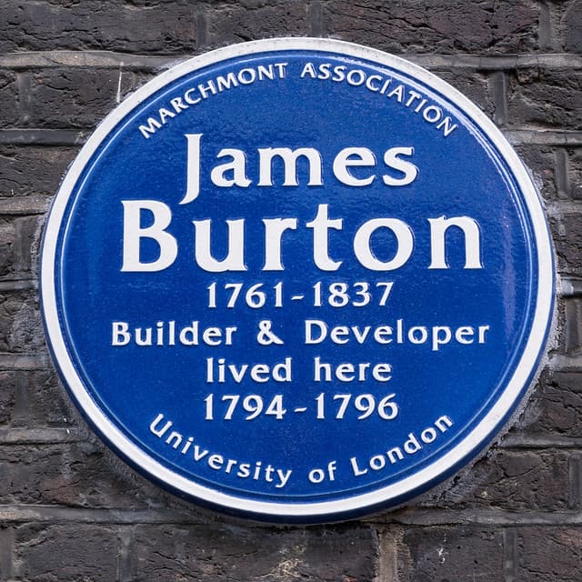 James Burton blue plaque