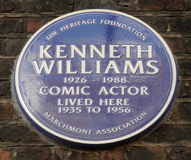 Kenneth Williams blue plaque