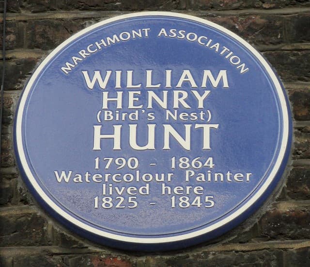 William Henry Hunt blue plaque
