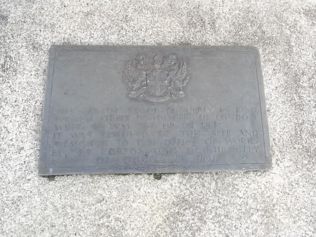 William IV bronze plaque