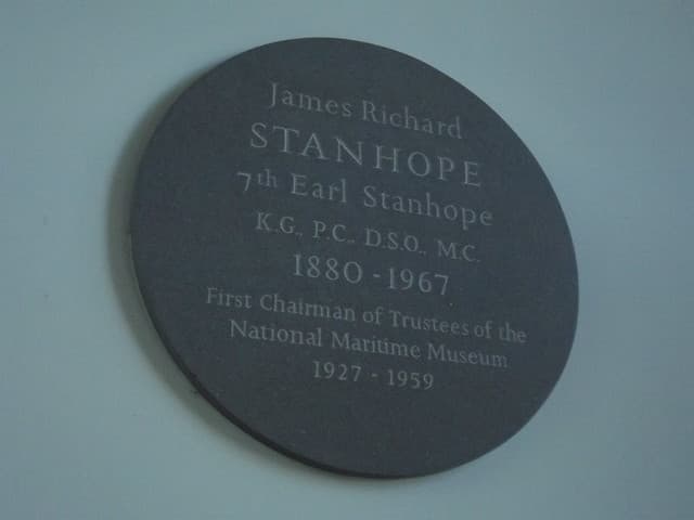 James Stanhope bronze plaque