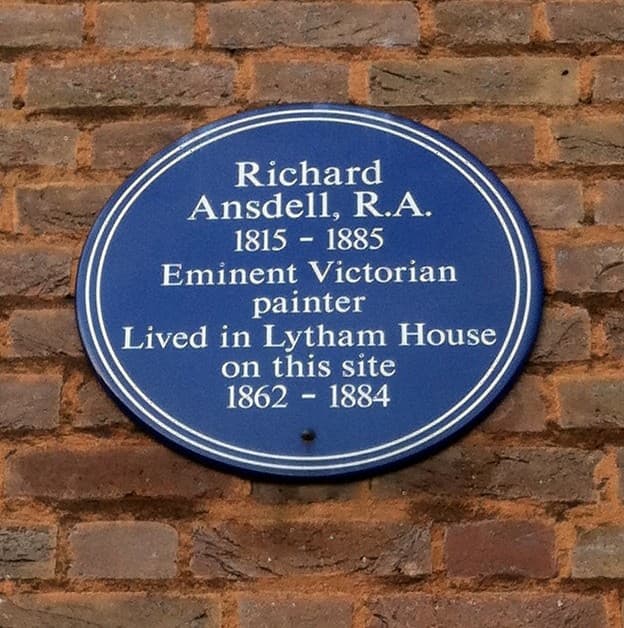 Richard Ansdell blue plaque