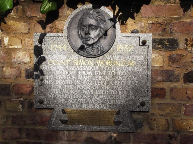 Simon Worcnzow stone plaque
