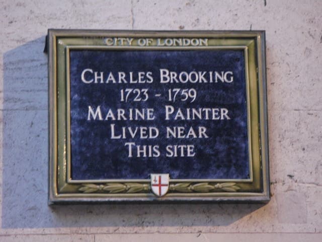 Charles Brooking blue plaque
