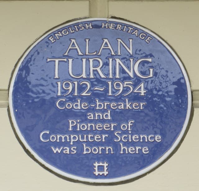 Alan Turing blue plaque
