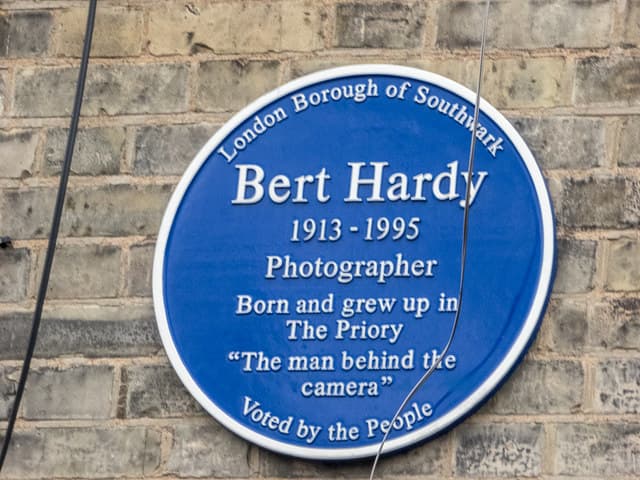 Bert Hardy blue plaque